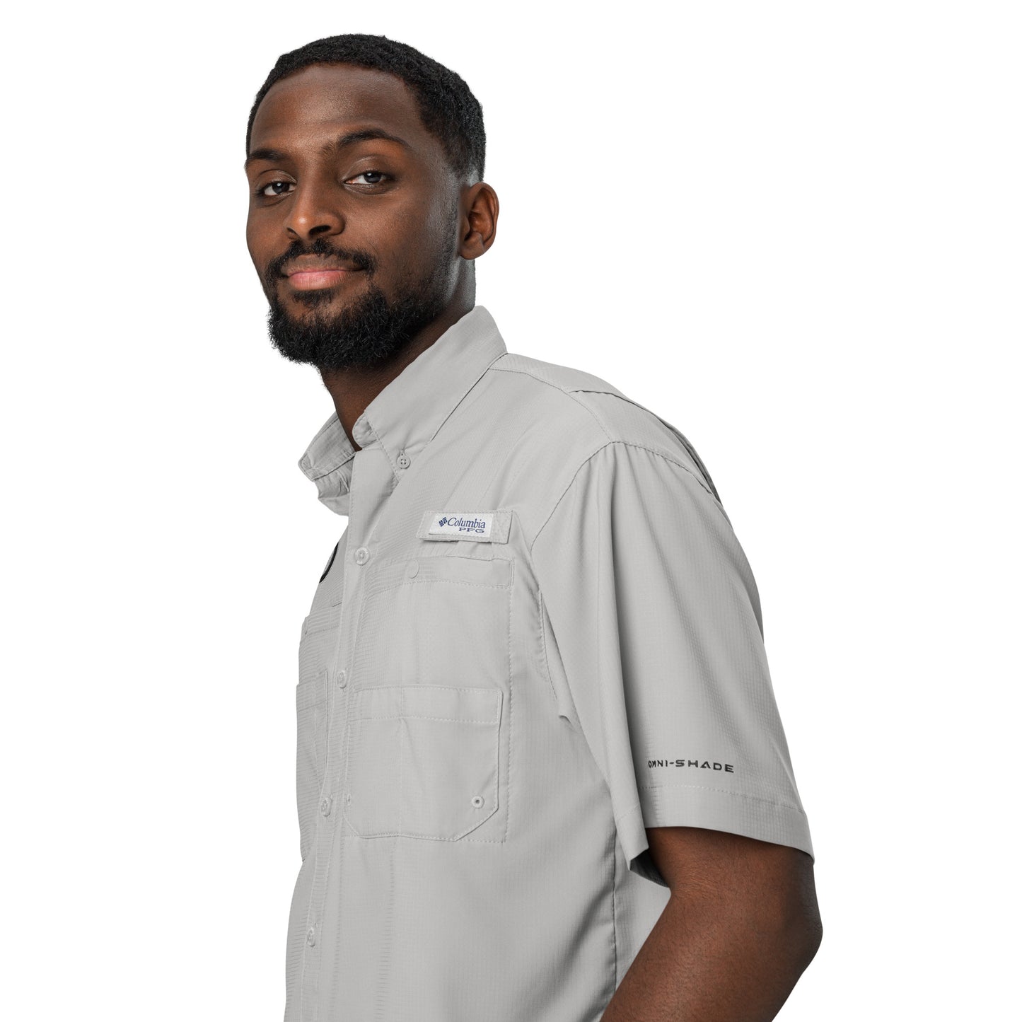 Biblical Truth Cycle - Men’s Columbia Short Sleeve Button Shirt (Logo II)