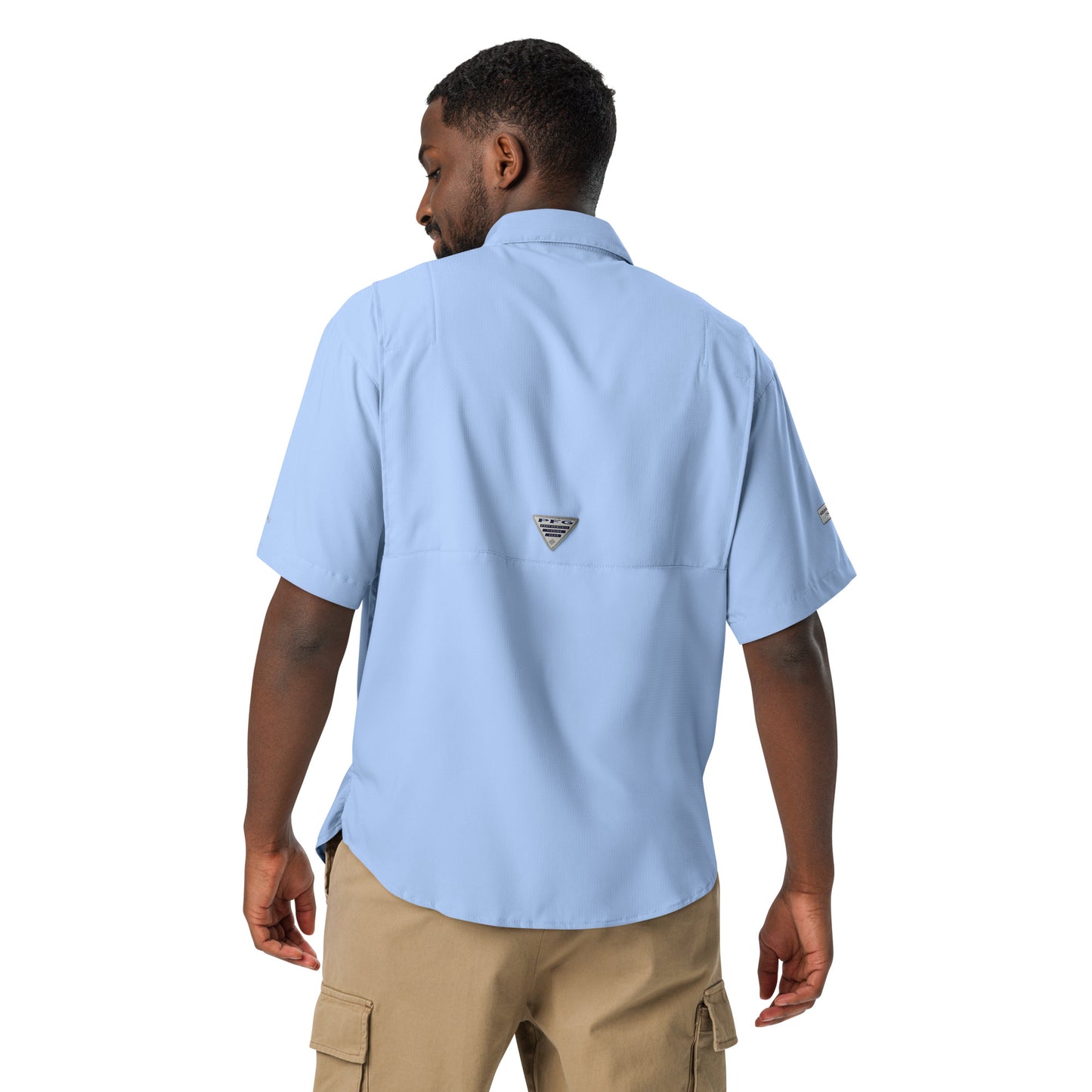 Biblical Truth Cycle - Men’s Columbia Short Sleeve Button Shirt (Logo II)