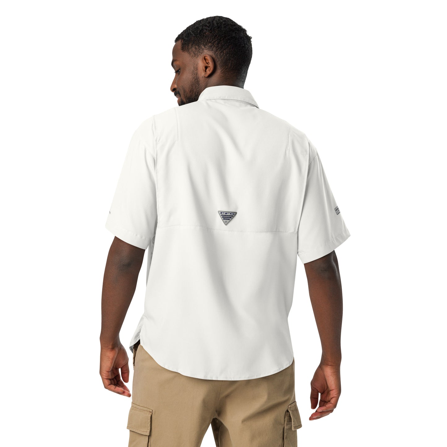 Biblical Truth Cycle - Men’s Columbia Short Sleeve Button Shirt (Logo II)