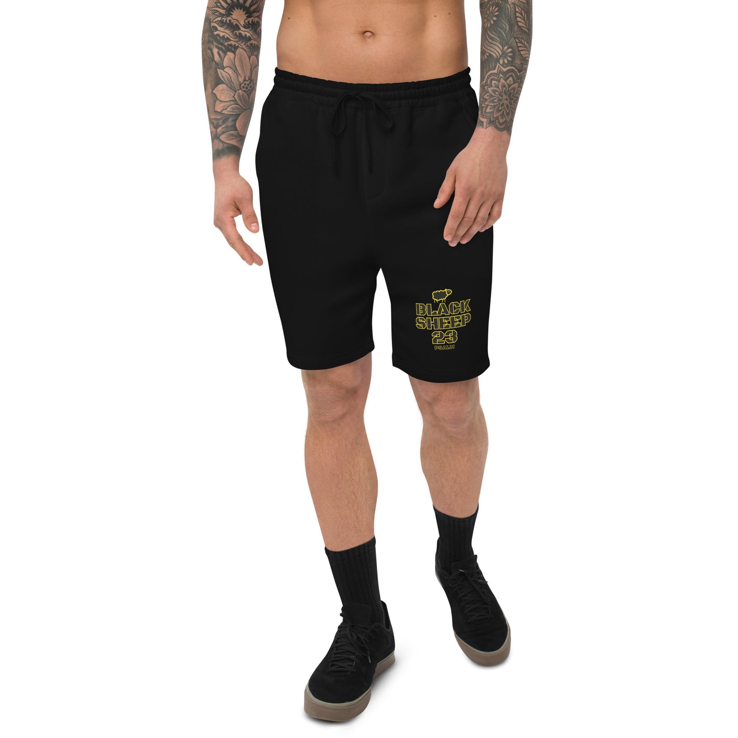 Sheep 23 - Black Sheep 23 Men's Fleece Shorts