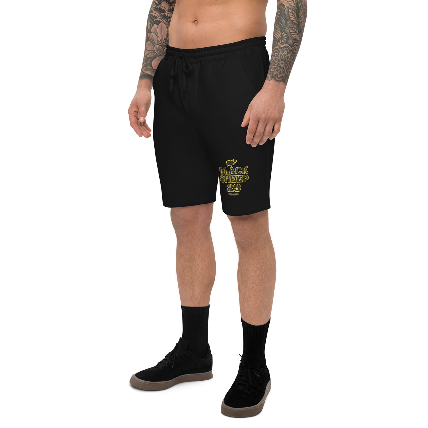 Sheep 23 - Black Sheep 23 Men's Fleece Shorts