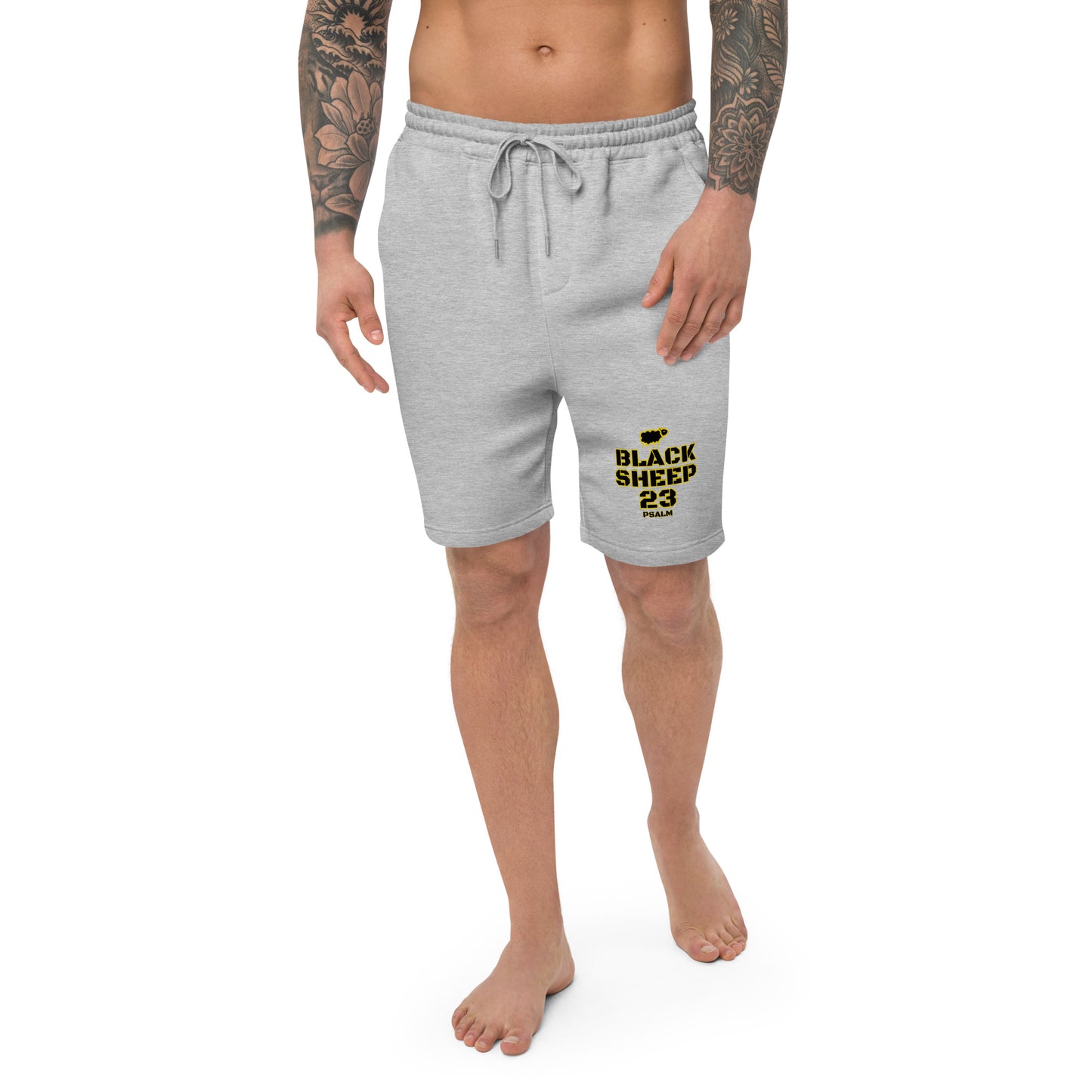 Sheep 23 - Black Sheep 23 Men's Fleece Shorts