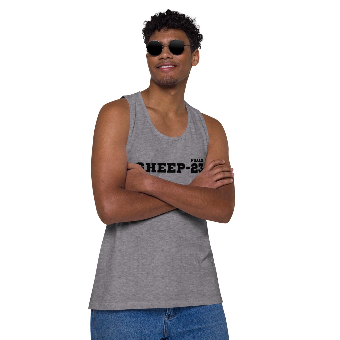 Sheep 23 - Men’s Premium Tank Top