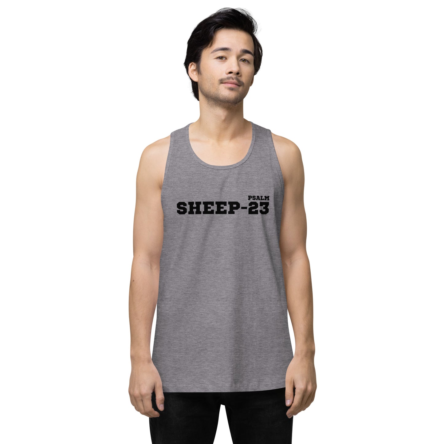 Sheep 23 - Men’s Premium Tank Top