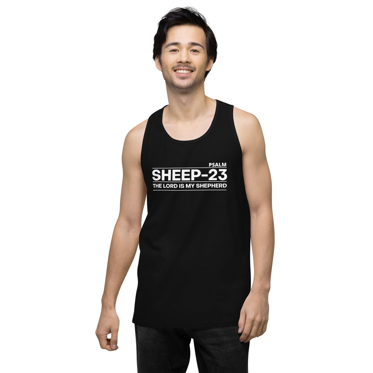 Sheep 23 - Men’s Premium Ttank Top