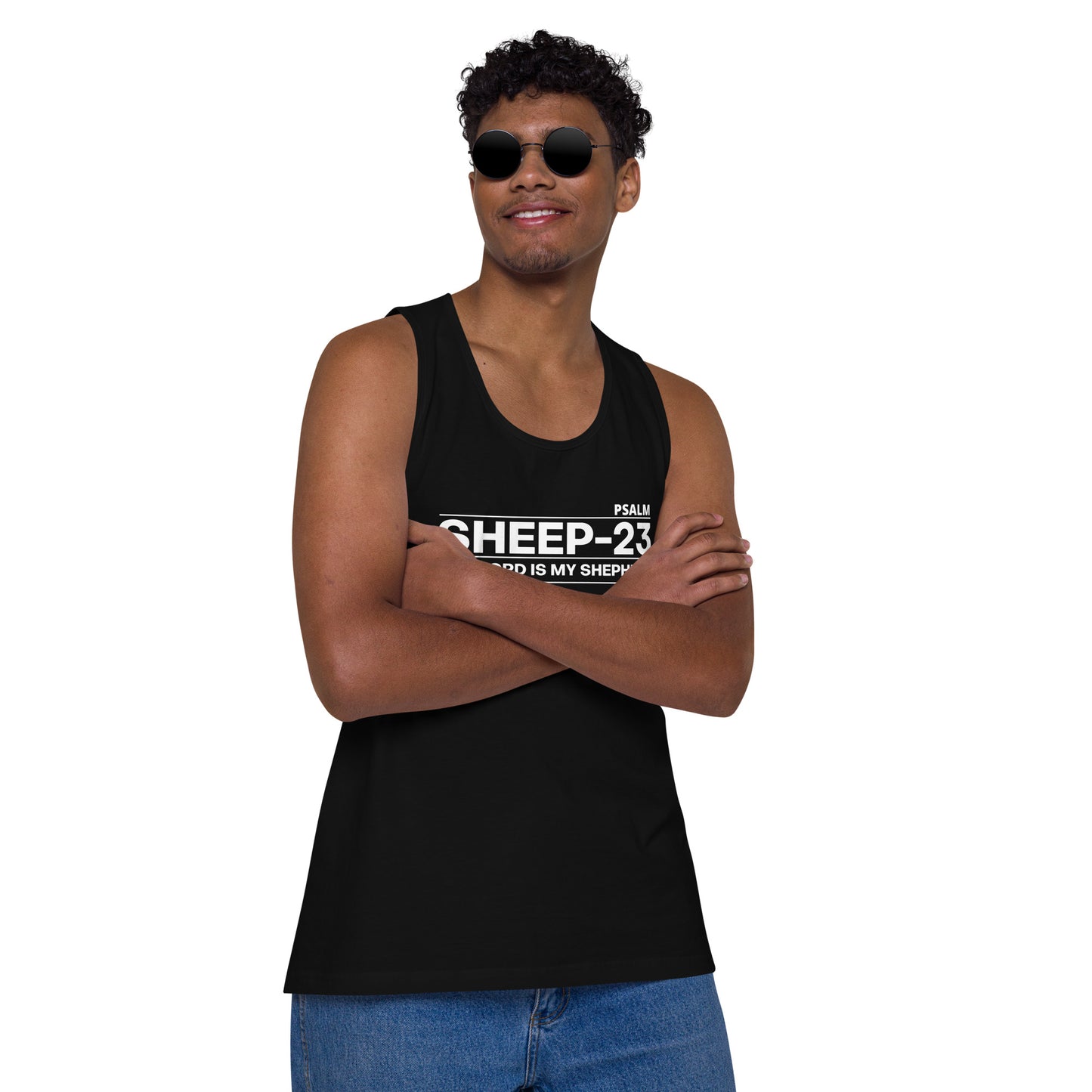 Sheep 23 - Men’s Premium Ttank Top