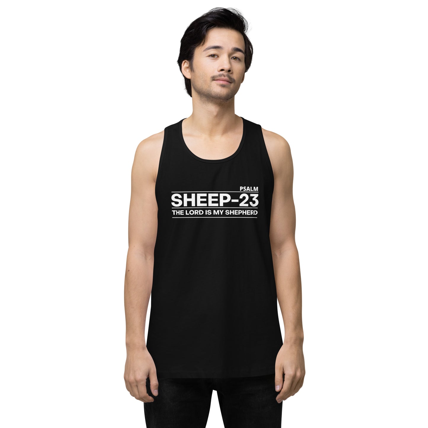 Sheep 23 - Men’s Premium Ttank Top