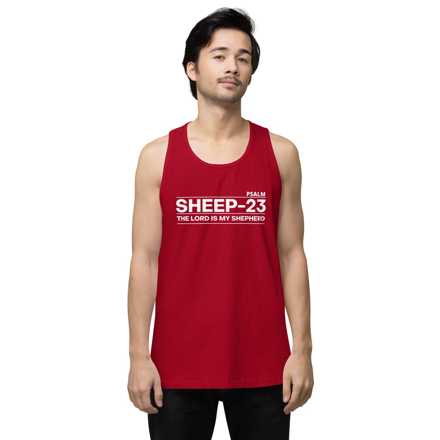 Sheep 23 - Men’s Premium Ttank Top