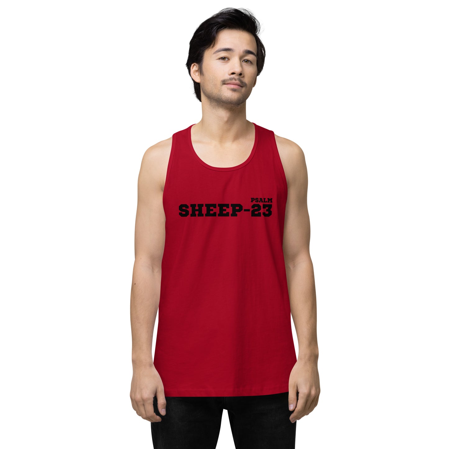 Sheep 23 - Men’s Premium Tank Top