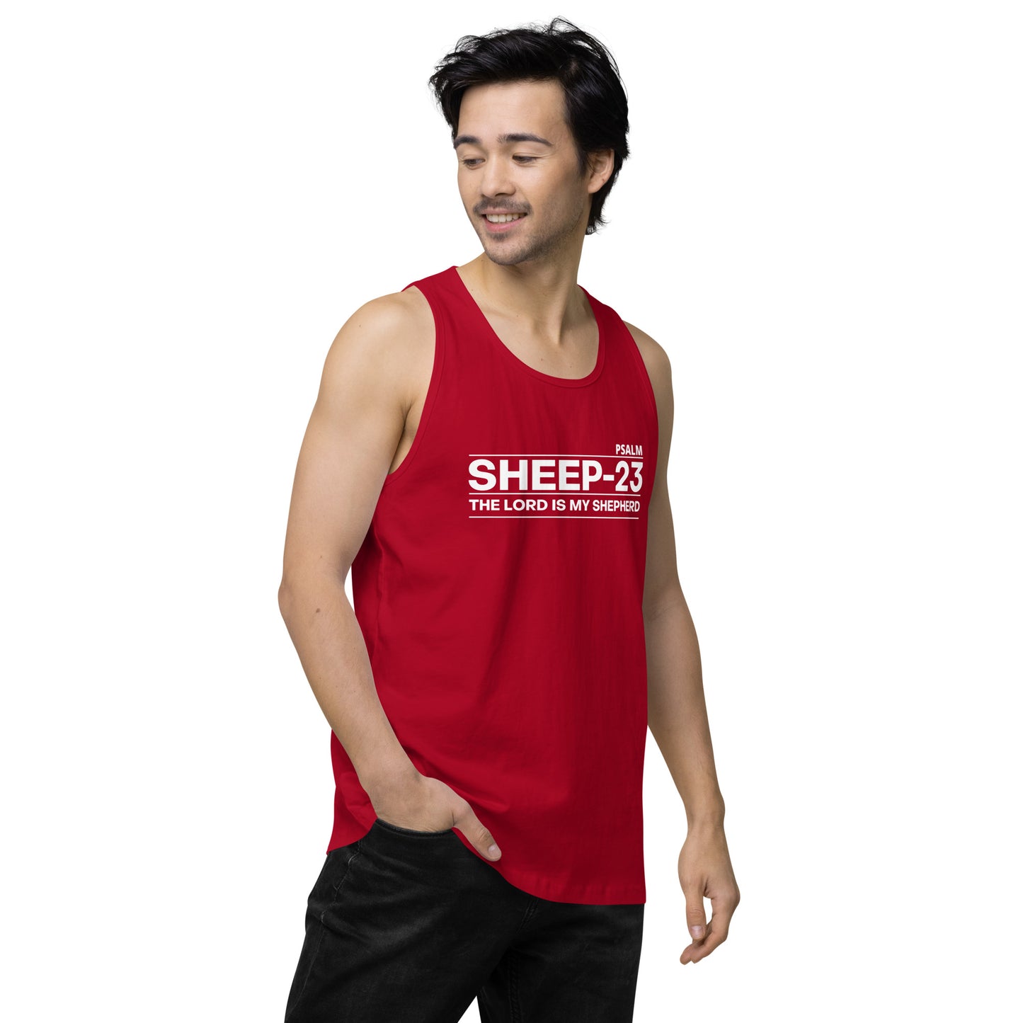 Sheep 23 - Men’s Premium Ttank Top