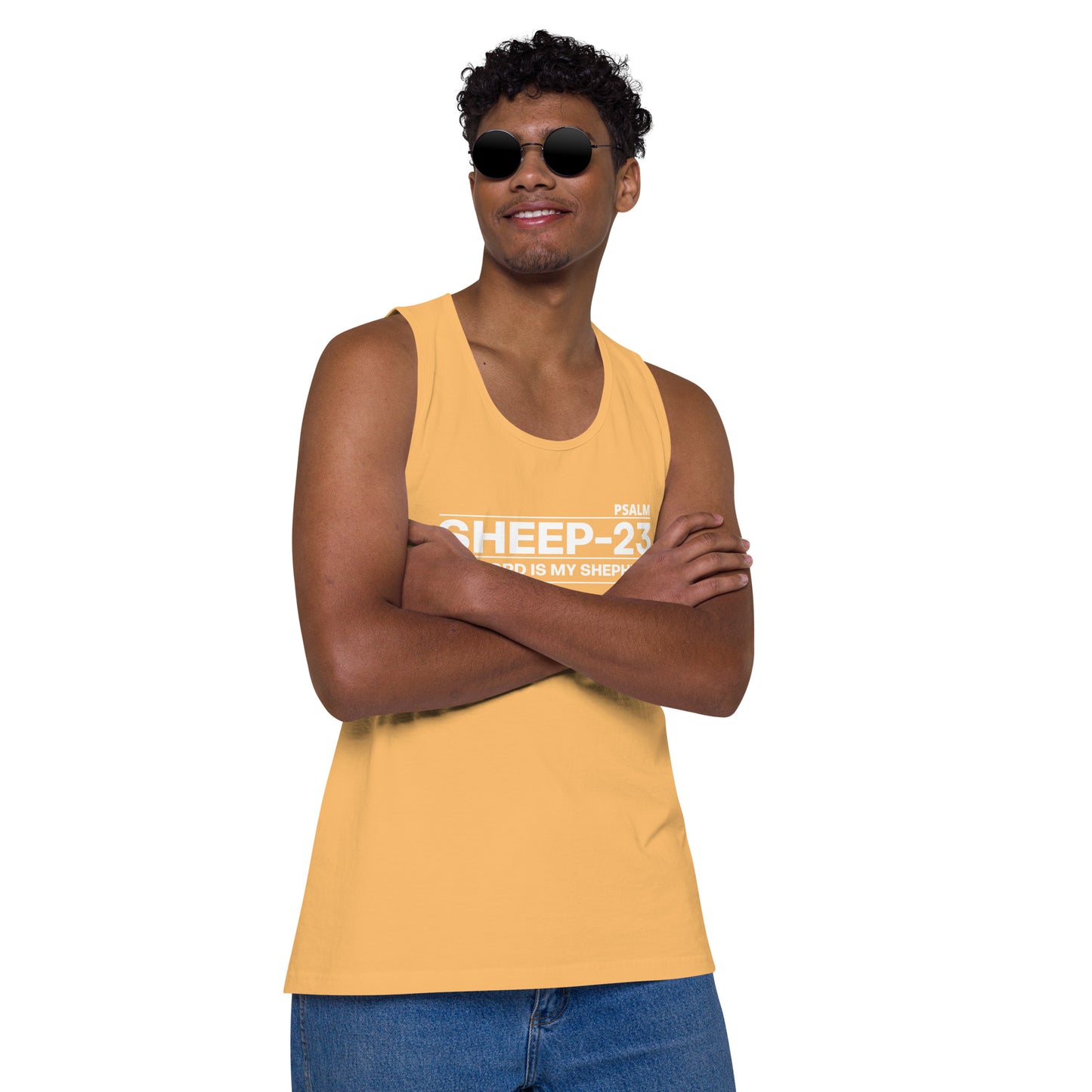 Sheep 23 - Men’s Premium Ttank Top