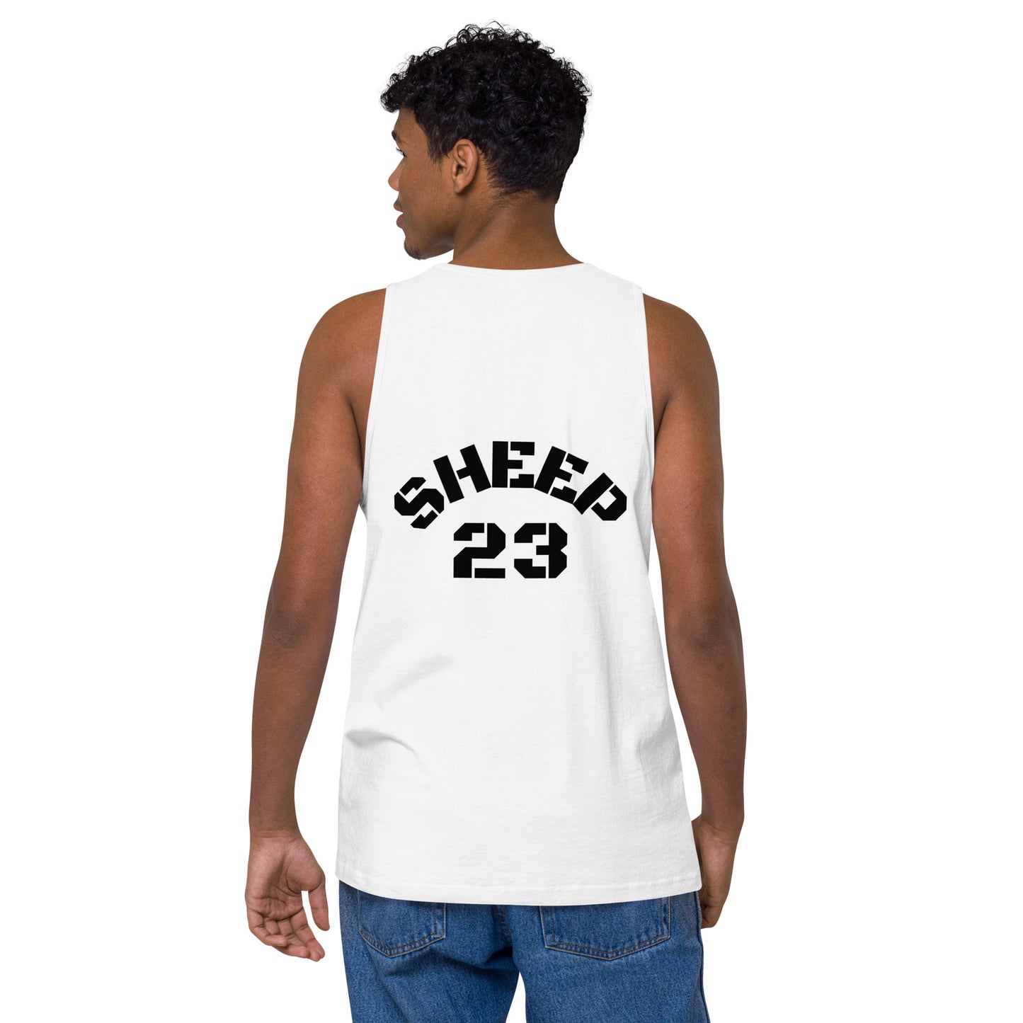 Sheep 23 - Men’s Premium Tank Top