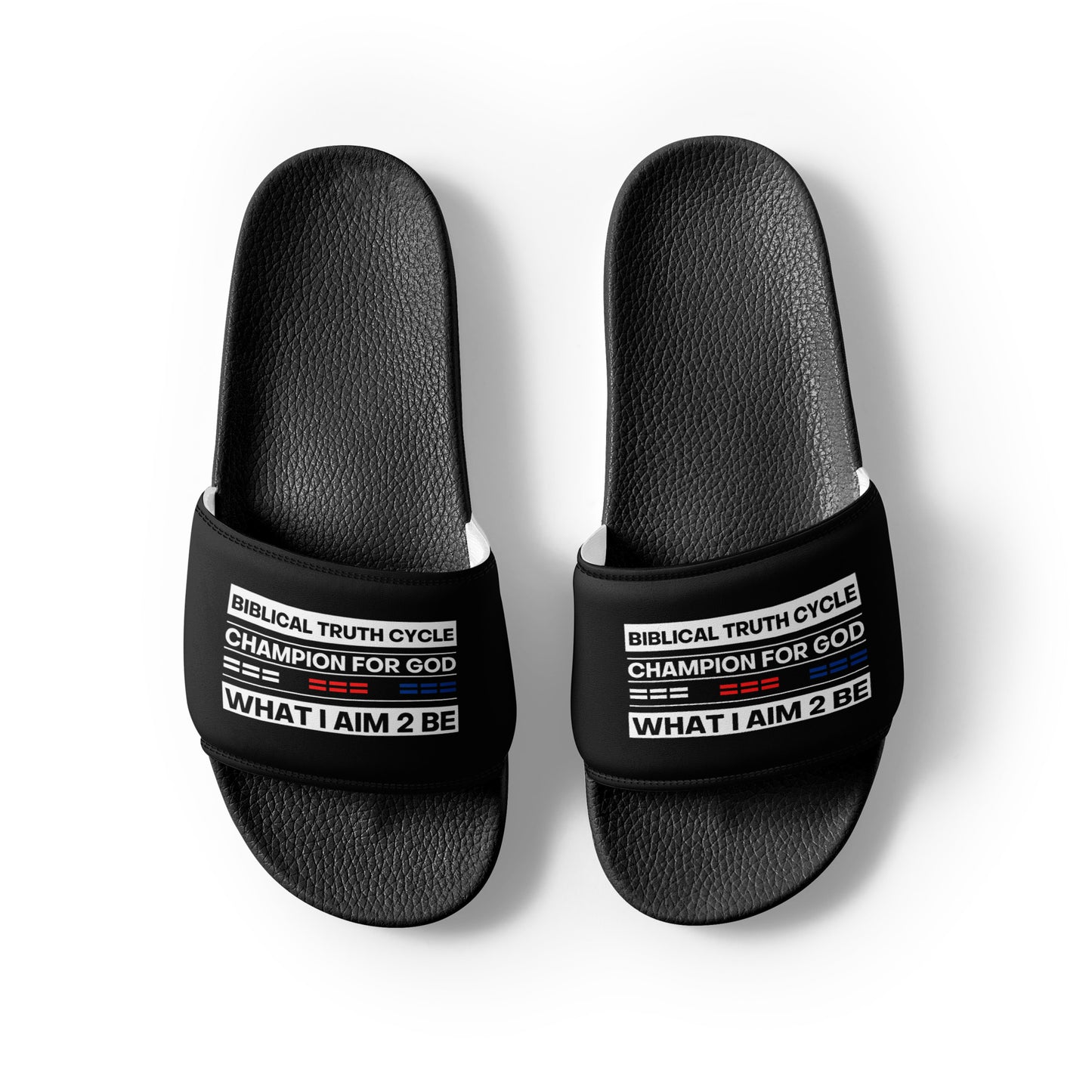 Champion For God - Men’s Slides (W.I.A.2.B.)