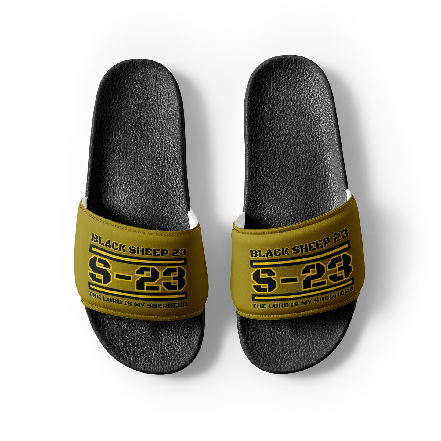 Sheep 23 - Black Sheep 23 Men's Slides (S-23)