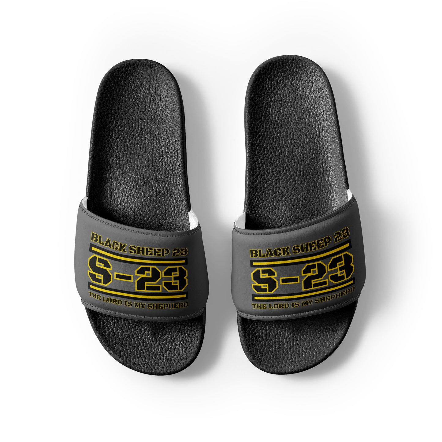 Sheep 23 - Black Sheep 23 Men’s Slides (S-23)