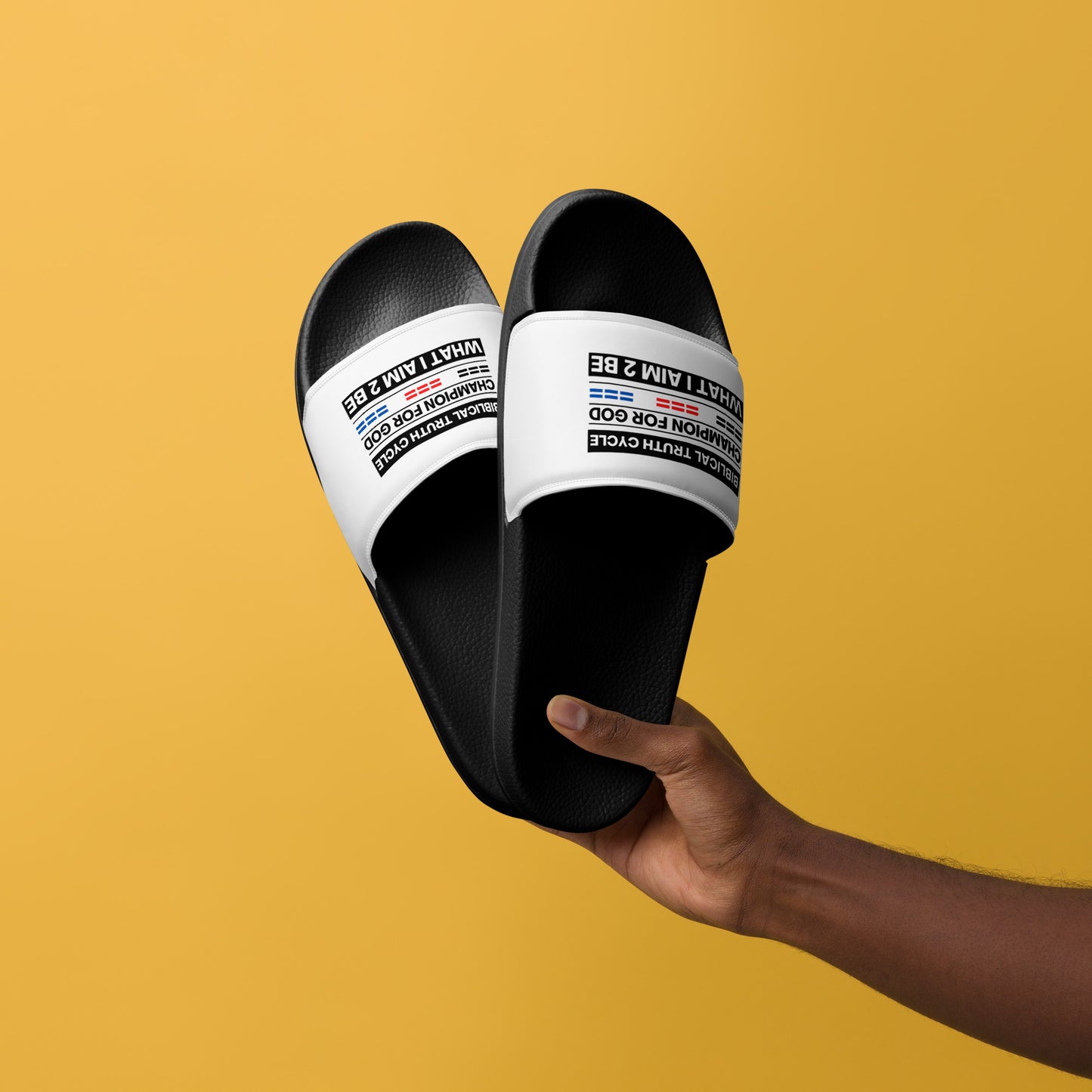 Champion For God - Men’s Slides (W.I.A.2.B.)