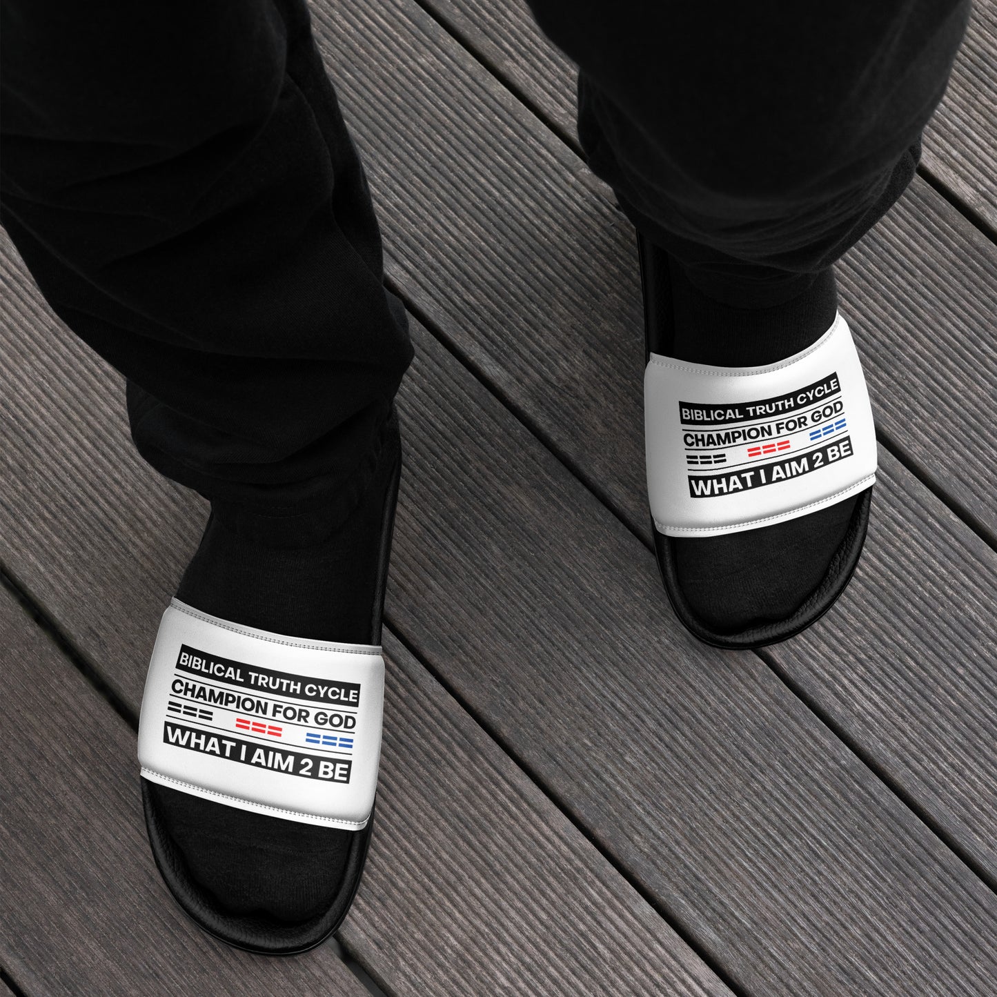 Champion For God - Men’s Slides (W.I.A.2.B.)