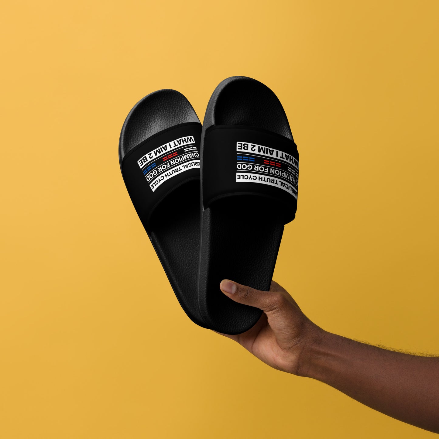 Champion For God - Men’s Slides (W.I.A.2.B.)