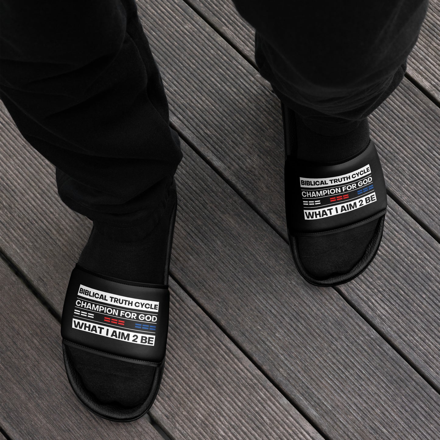 Champion For God - Men’s Slides (W.I.A.2.B.)