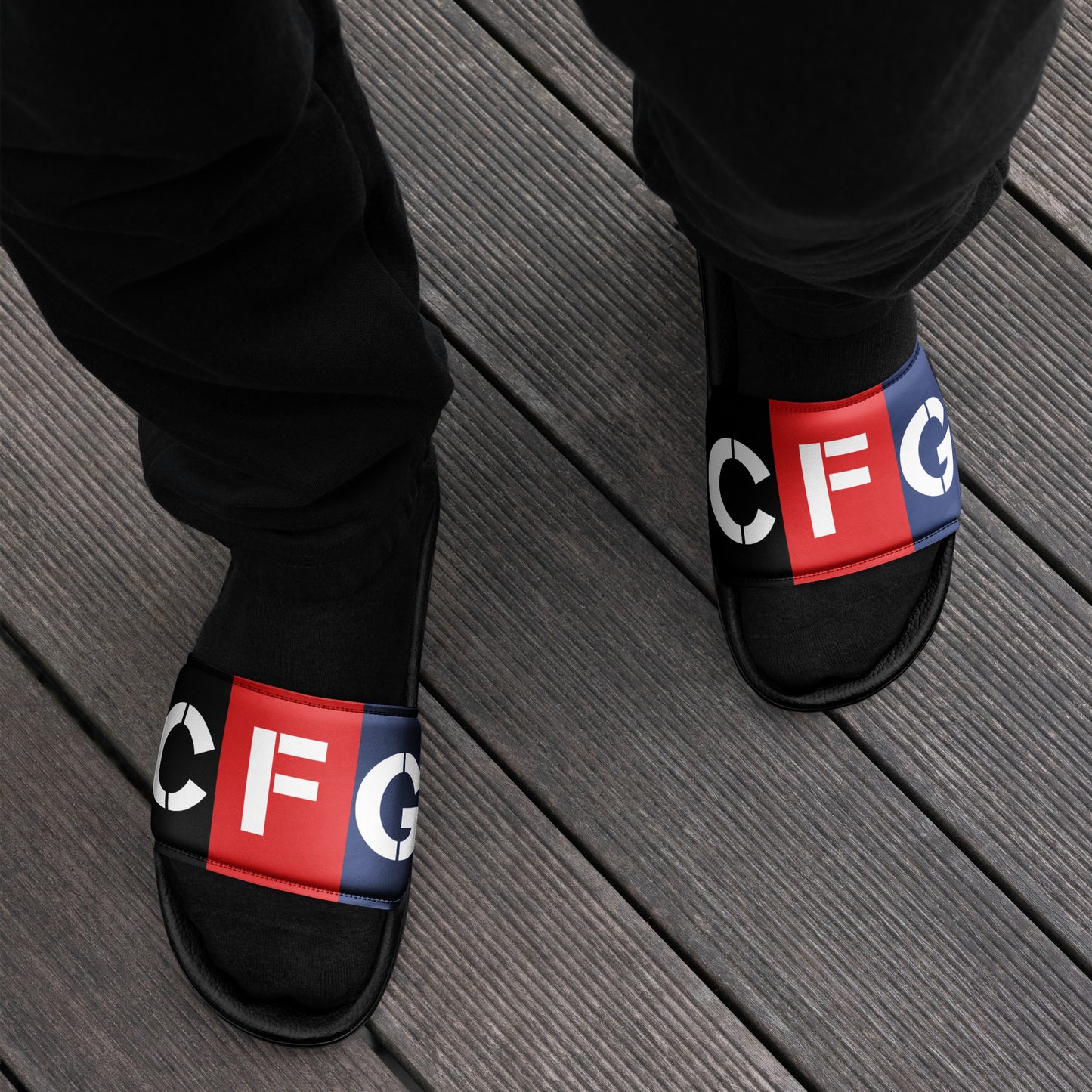 Champion For God - Men’s Slides (Logo)