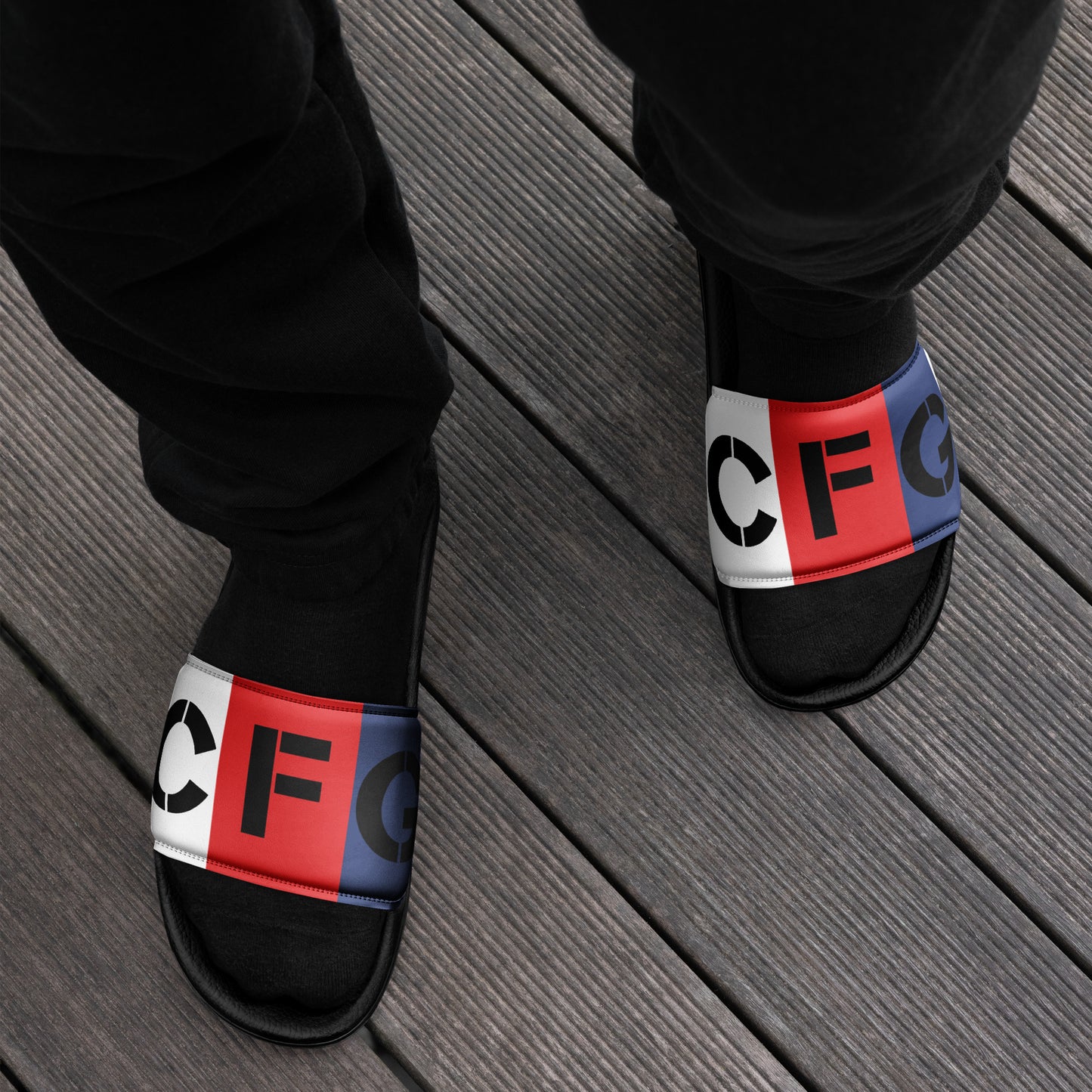 Champion For God - Men’s Slides (Logo)