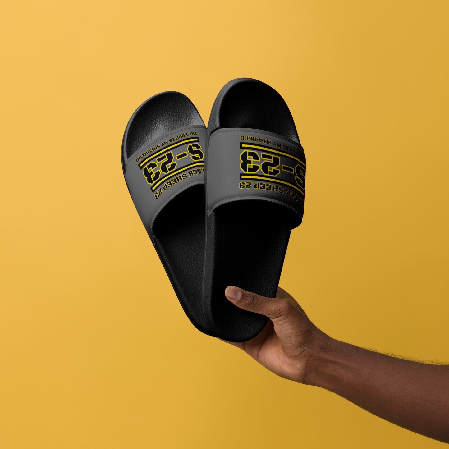 Sheep 23 - Black Sheep 23 Men’s Slides (S-23)