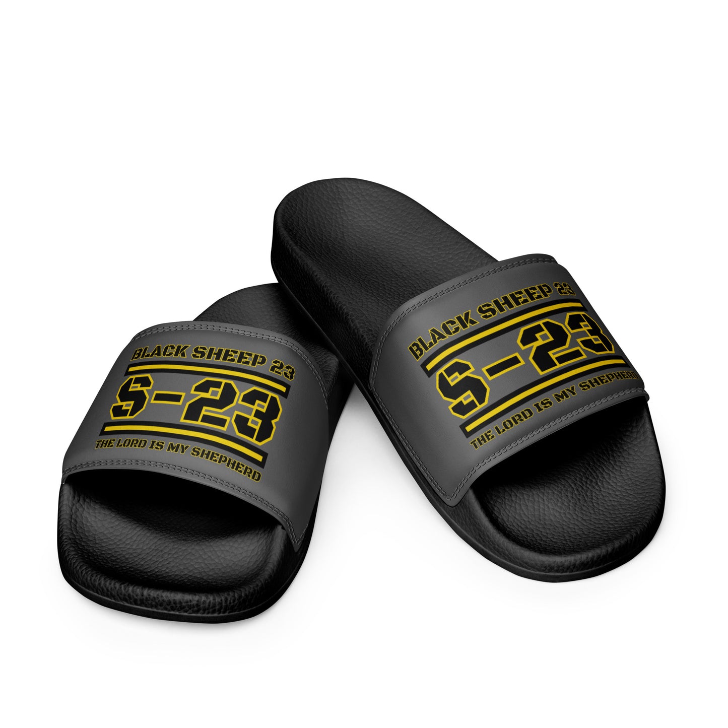 Sheep 23 - Black Sheep 23 Men’s Slides (S-23)