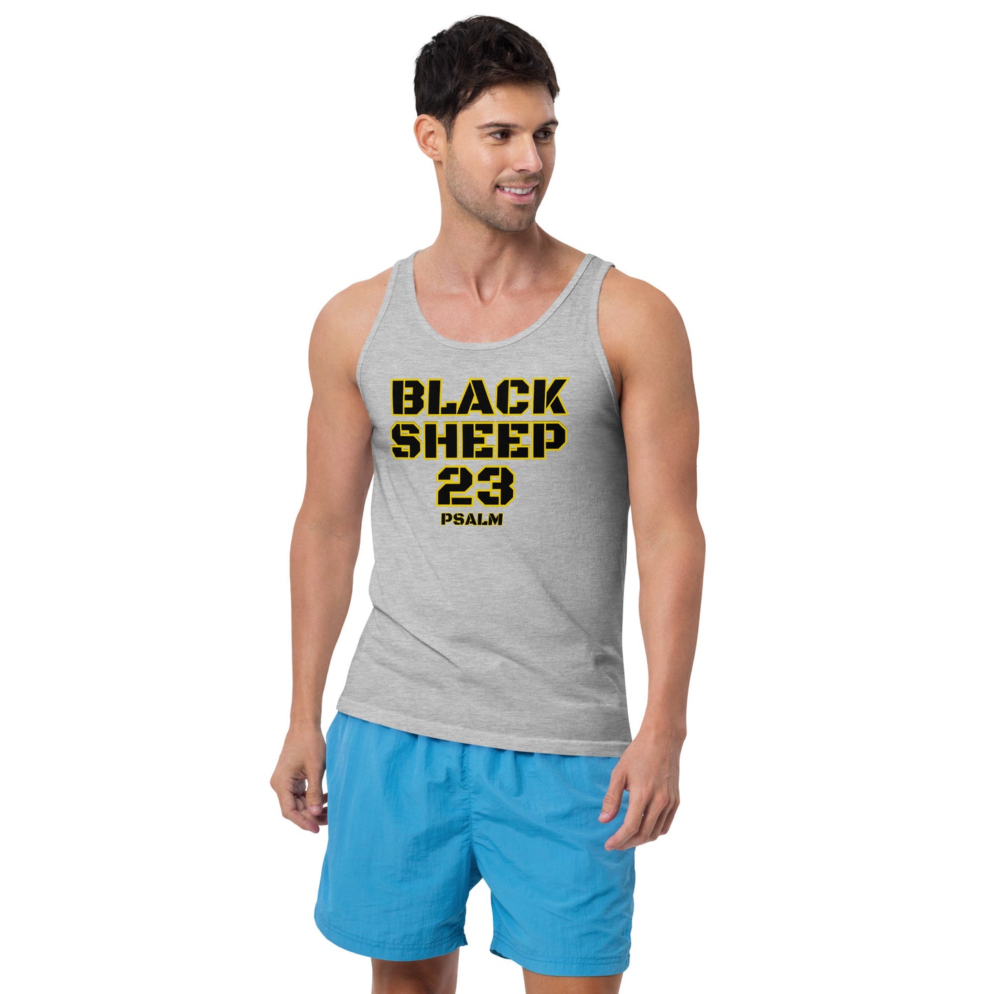 Sheep 23 - Black Sheep 23 Men's Tank Top