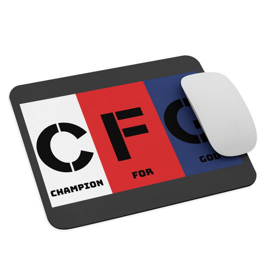 Champion For God - Mouse pad (Logo)