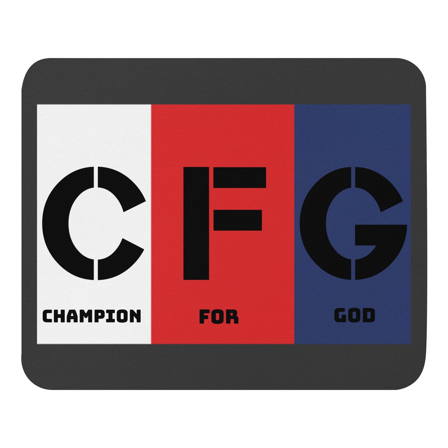 Champion For God - Mouse pad (Logo)