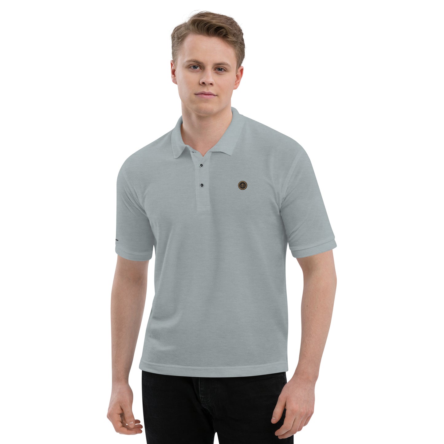 Biblical Truth Cycle - Men's Premium Polo Shirt  (Logo II)