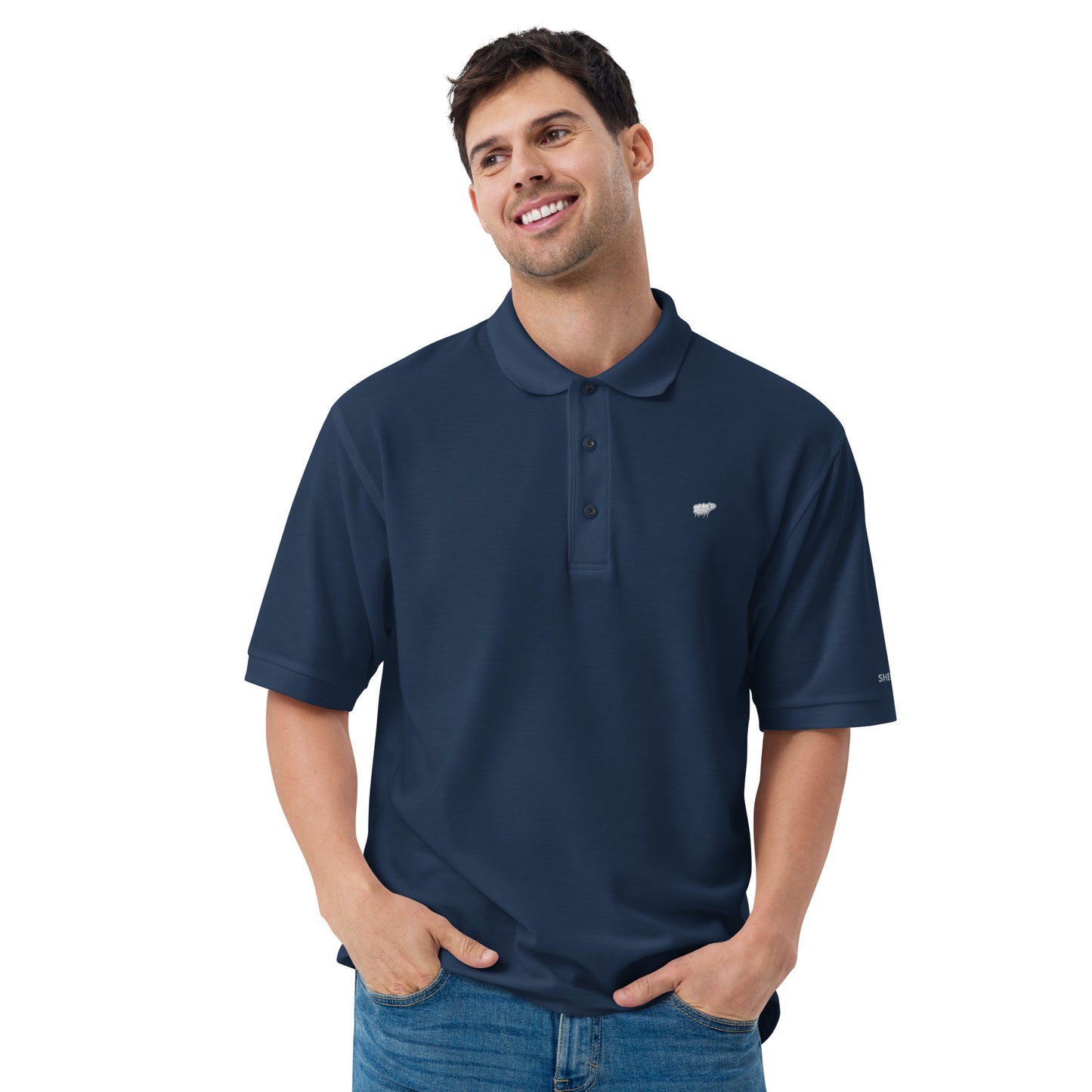 Sheep 23 - Men's Premium Polo Shirt