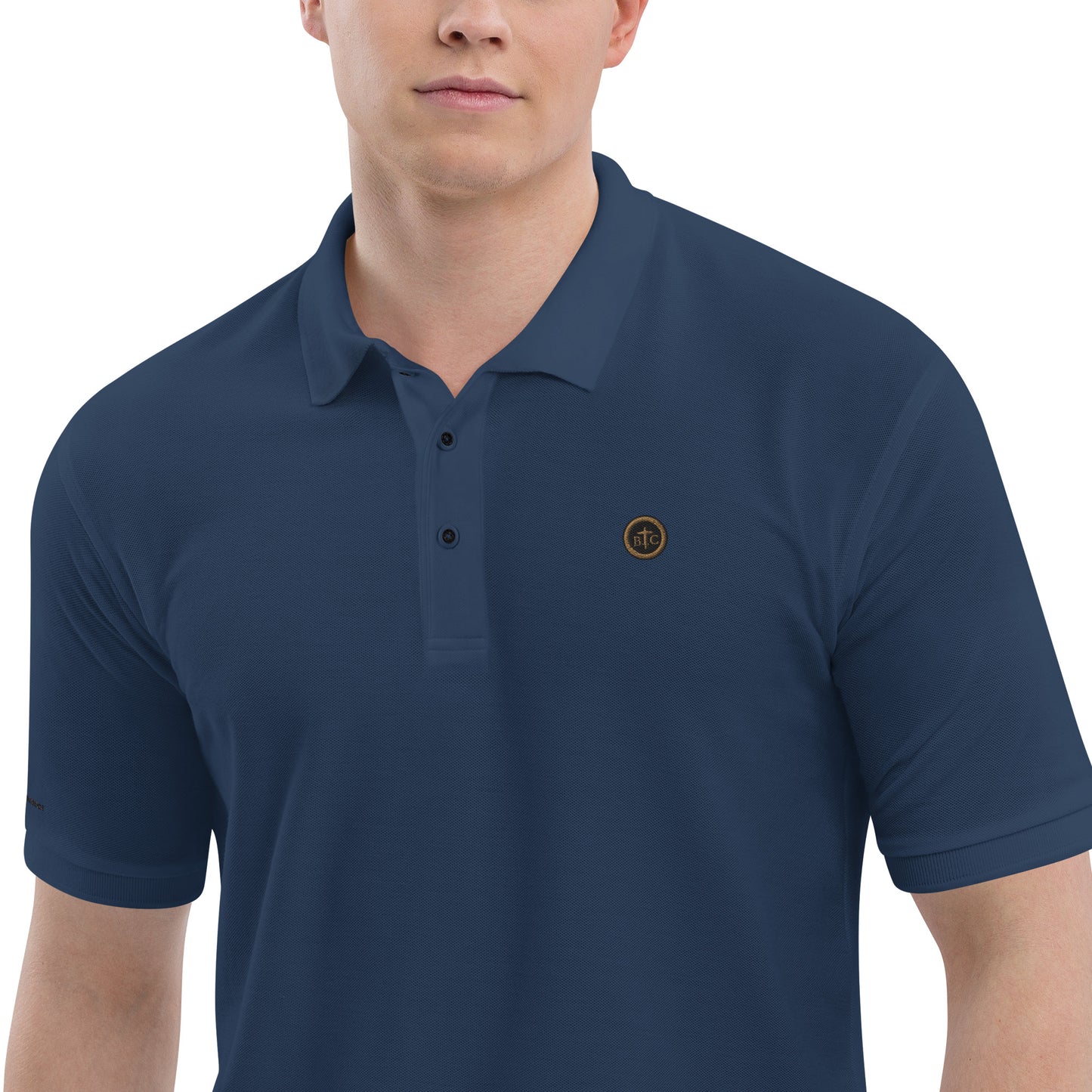 Biblical Truth Cycle - Men's Premium Polo Shirt  (Logo II)