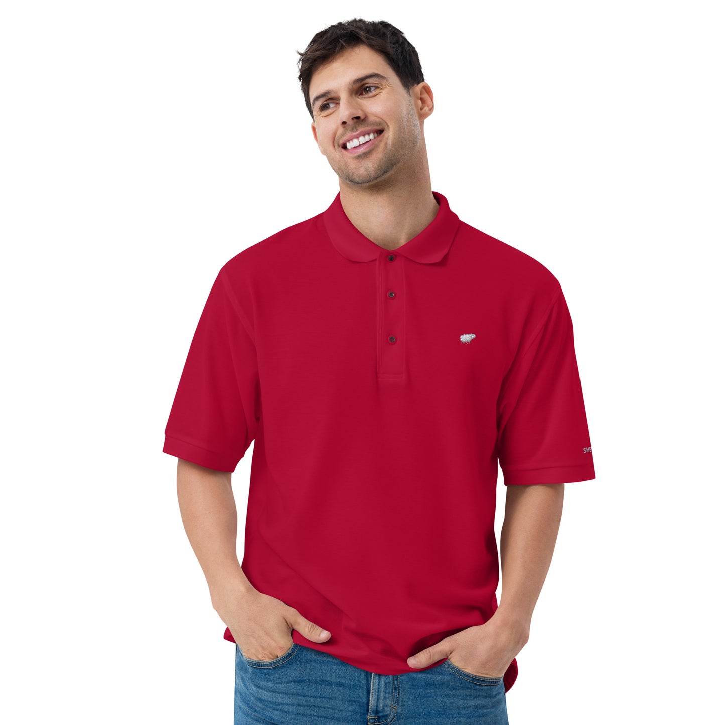 Sheep 23 - Men's Premium Polo Shirt