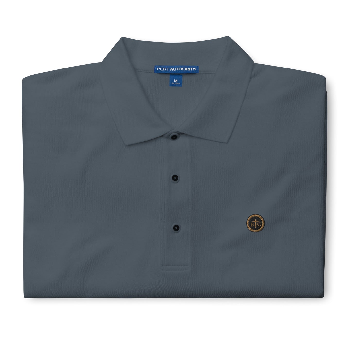 Biblical Truth Cycle - Men's Premium Polo Shirt  (Logo II)