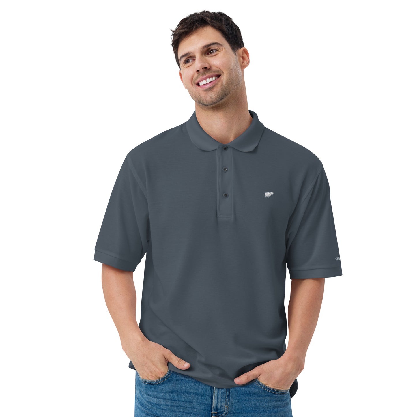 Sheep 23 - Men's Premium Polo Shirt