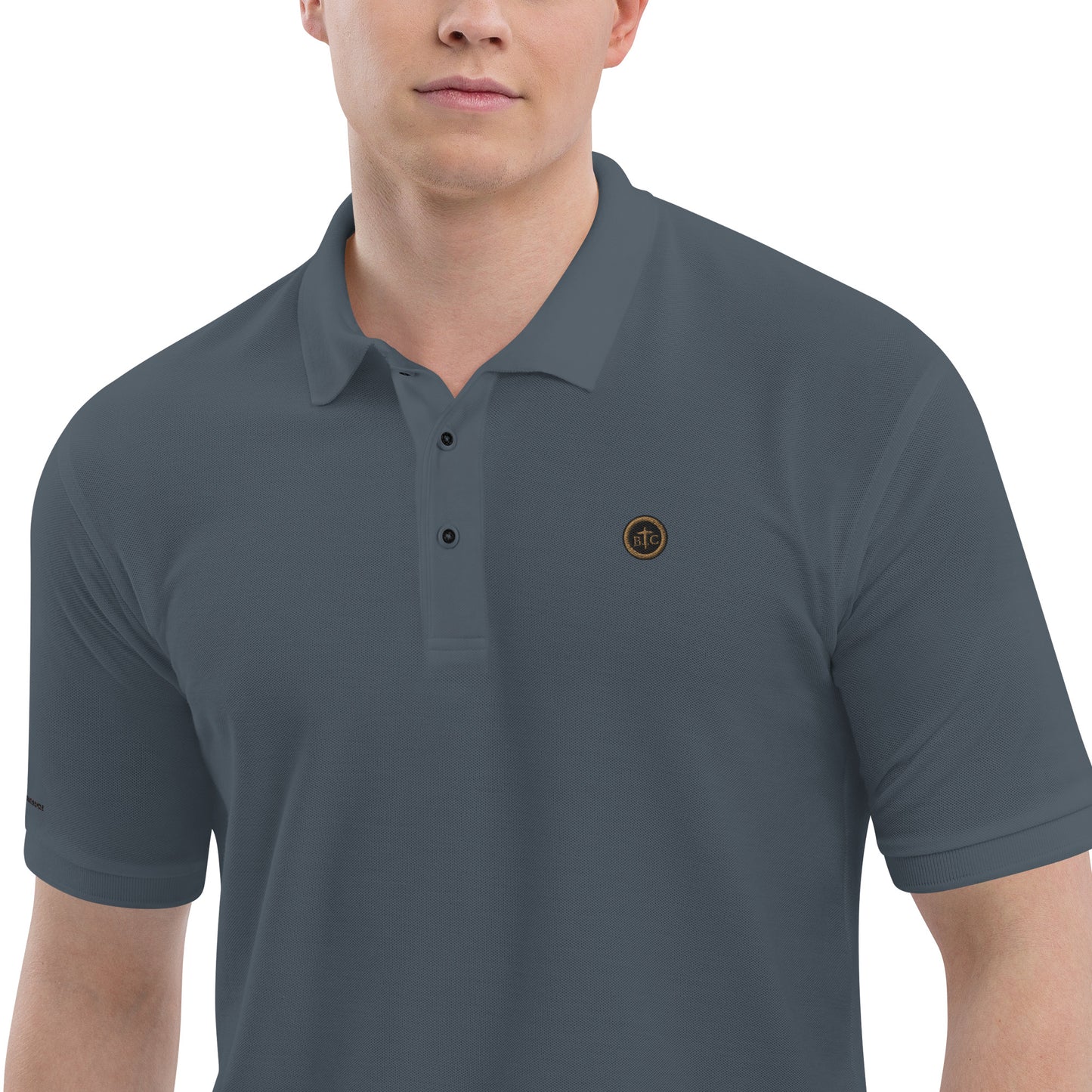 Biblical Truth Cycle - Men's Premium Polo Shirt  (Logo II)