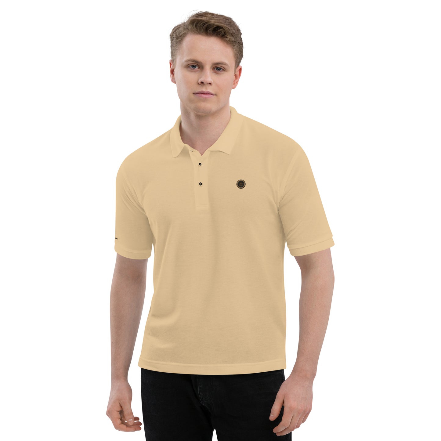 Biblical Truth Cycle - Men's Premium Polo Shirt  (Logo II)