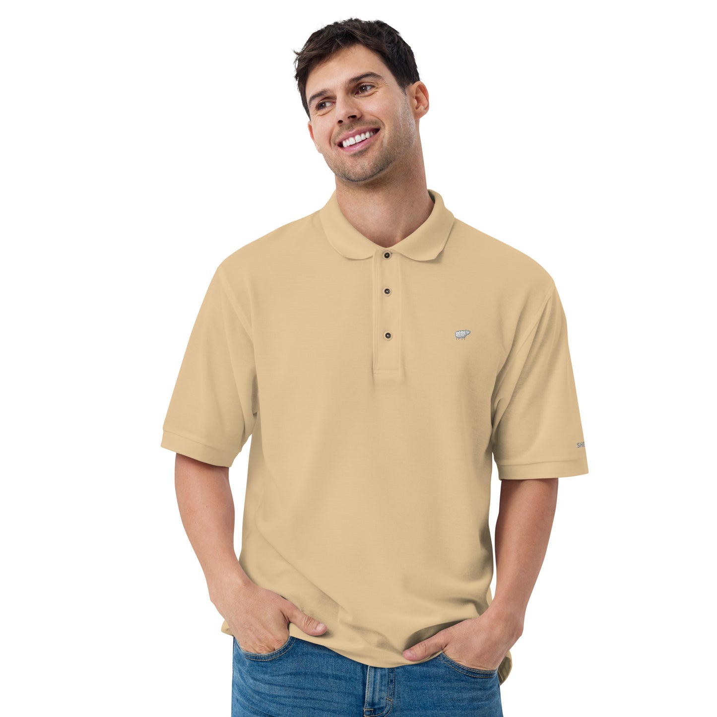 Sheep 23 - Men's Premium Polo Shirt