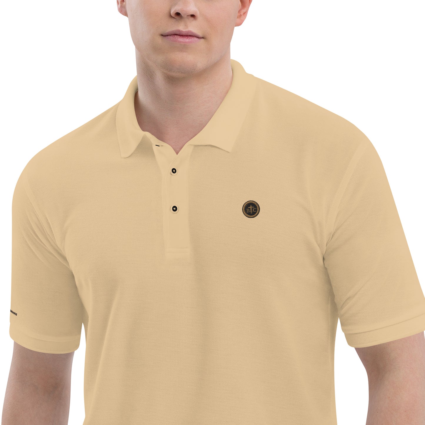 Biblical Truth Cycle - Men's Premium Polo Shirt  (Logo II)