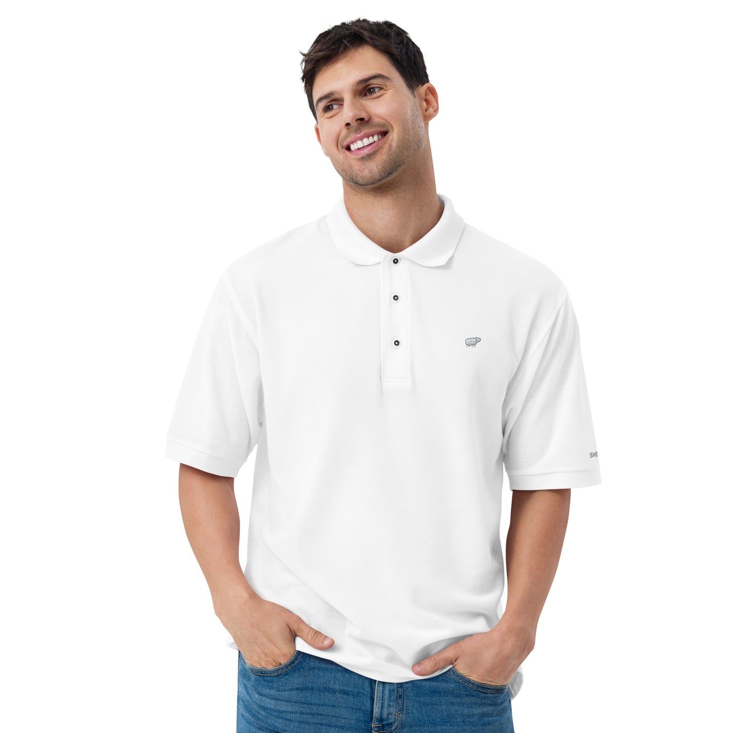 Sheep 23 - Men's Premium Polo Shirt