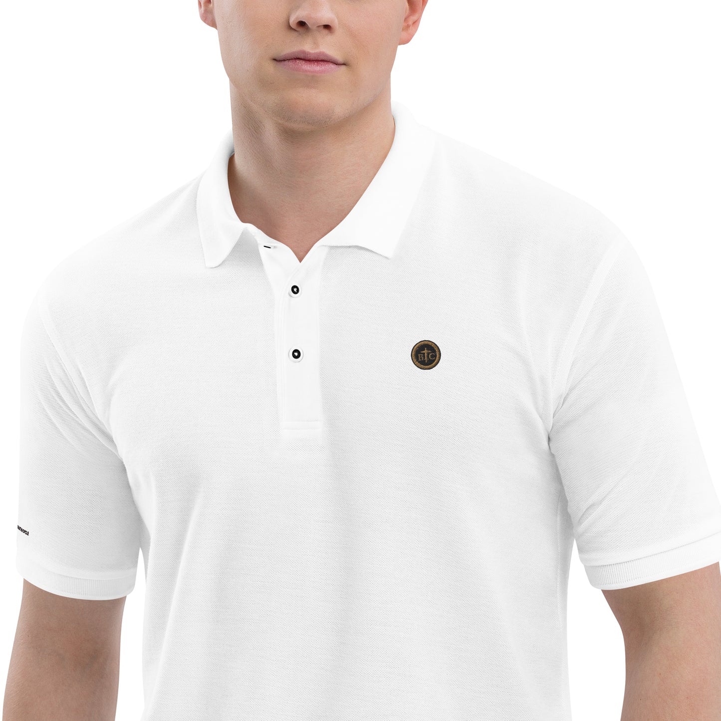 Biblical Truth Cycle - Men's Premium Polo Shirt  (Logo II)