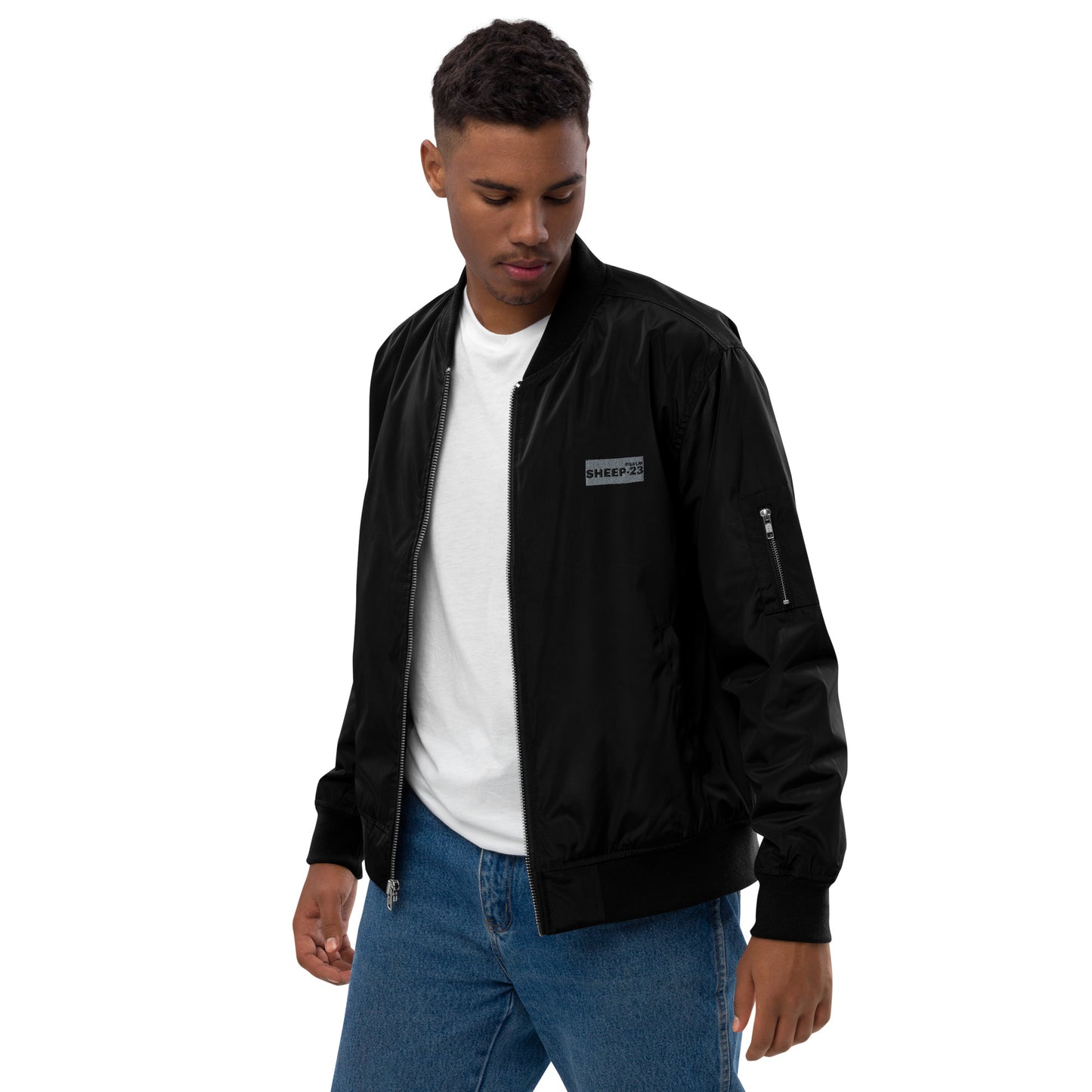 SHEEP 23 - Bomber Jacket (Black)