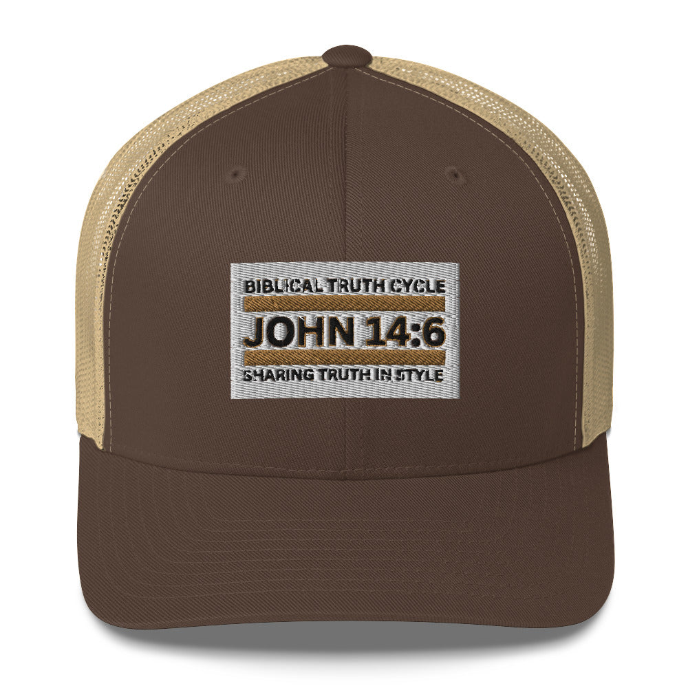 Biblical Truth Cycle - Trucker Cap (John 14:6)