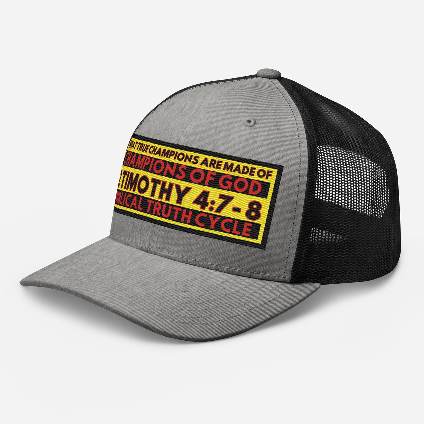 Biblical Truth Cycle - Champions of God Trucker Cap