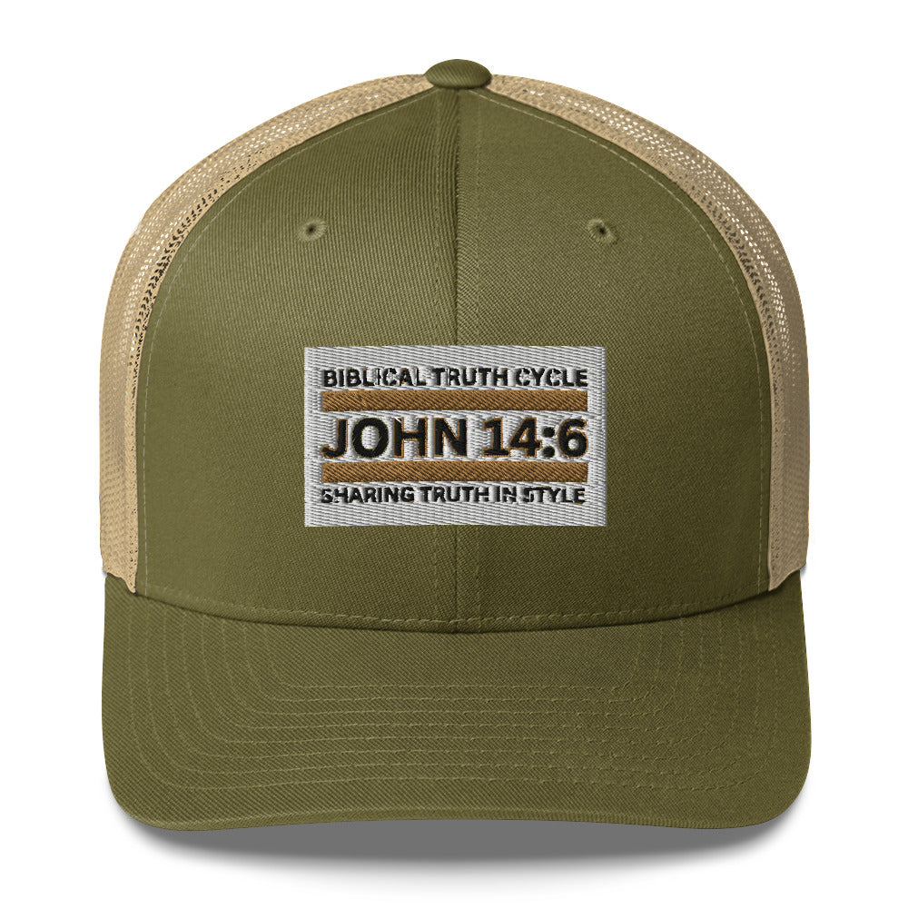 Biblical Truth Cycle - Trucker Cap (John 14:6)