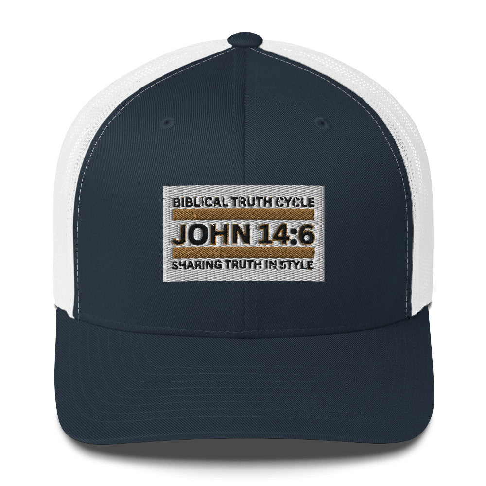 Biblical Truth Cycle - Trucker Cap (John 14:6)