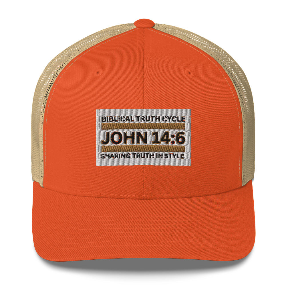 Biblical Truth Cycle - Trucker Cap (John 14:6)