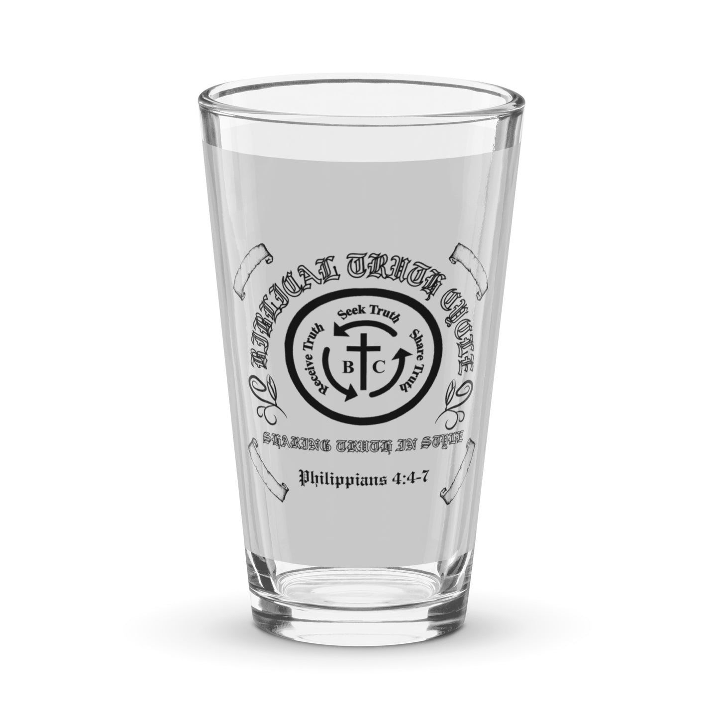 Biblical Truth Cycle - Shaker Pint Glass