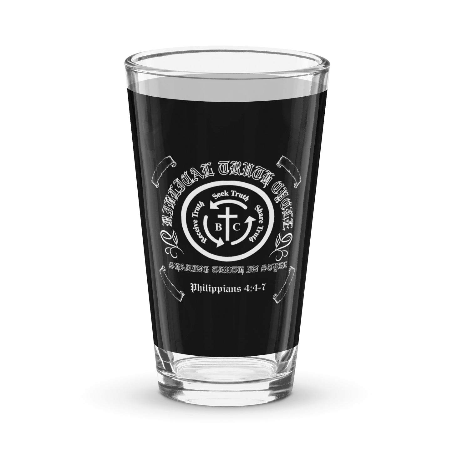 Biblical Truth Cycle - Shaker Pint Glass